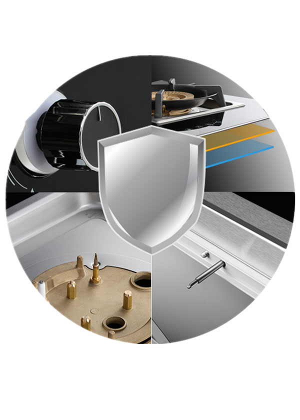 藍炬星集成灶多重防護