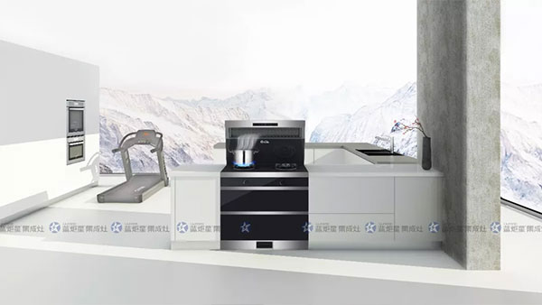 知名集成灶品牌藍炬星T3集成灶風尚首發