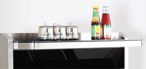 貼心的置物臺設計