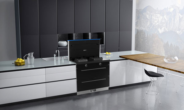 藍炬星AIoT高端集成灶廚房