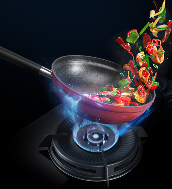 藍炬星集成灶爆炒無壓力