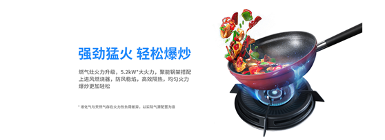 藍炬星集成灶大火力更美味