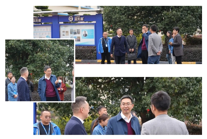 嵊州市委常委、副市長李劍光一行蒞臨藍(lán)炬星走訪調(diào)研