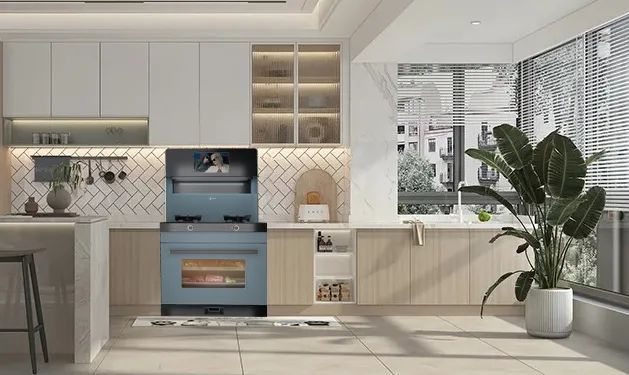 藍(lán)炬星智慧屏集成灶|人生百味，最佳伴侶-藍(lán)炬星智慧屏集成灶